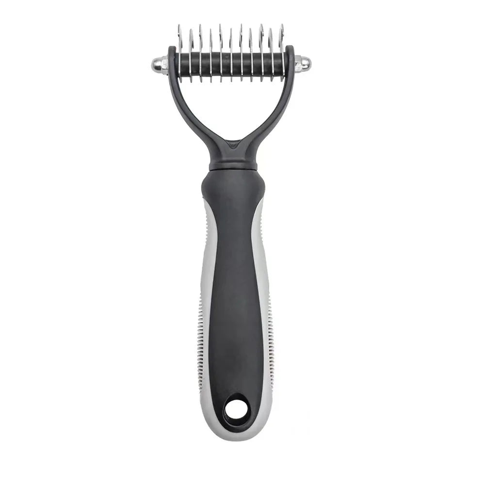 Professional Pet Deshedding Brush & Knot Cutter