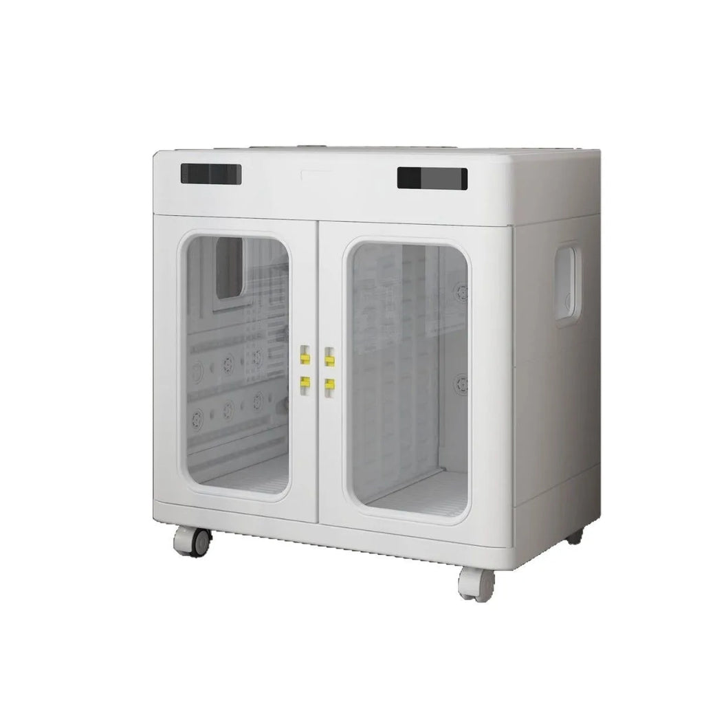 Pet Smart Drying Cabinet for Dogs Cats for Pet Grooming Salon Commercial Foldable Dryer with UV Sterilization Negative Ion