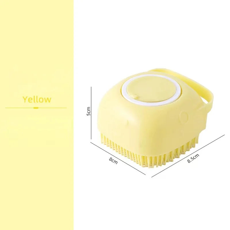 Silicone Pet Shampoo Brush & Massage Comb