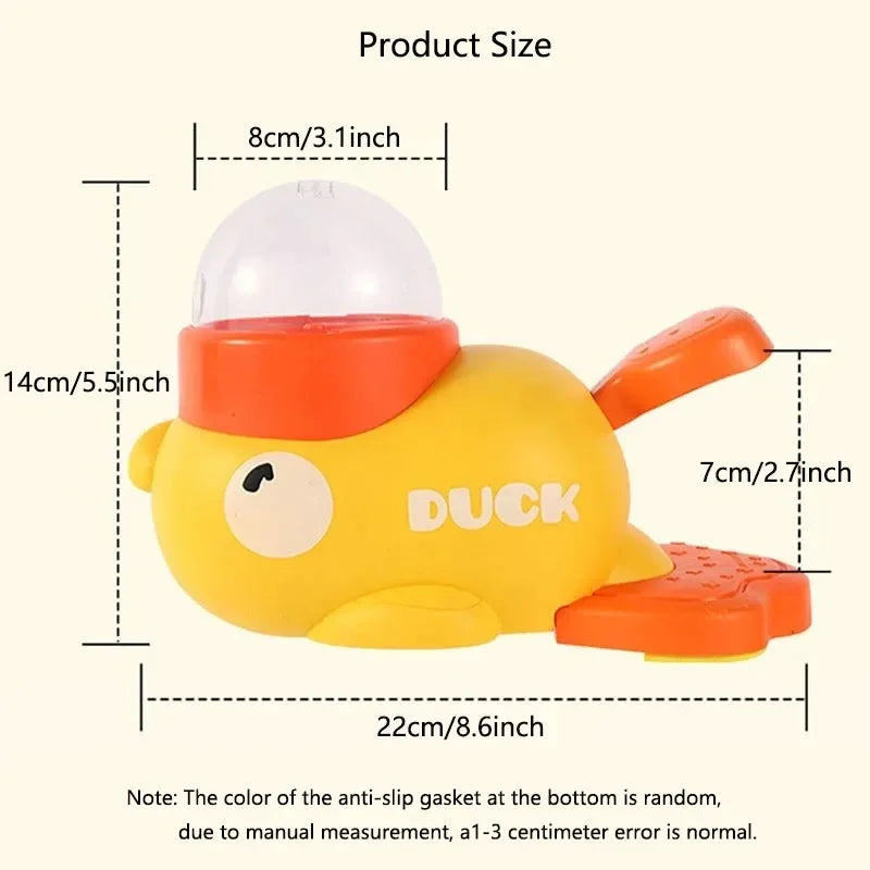 Duck-Shaped Interactive Cat & Dog Treat Dispenser – Puzzle Slow Feeder