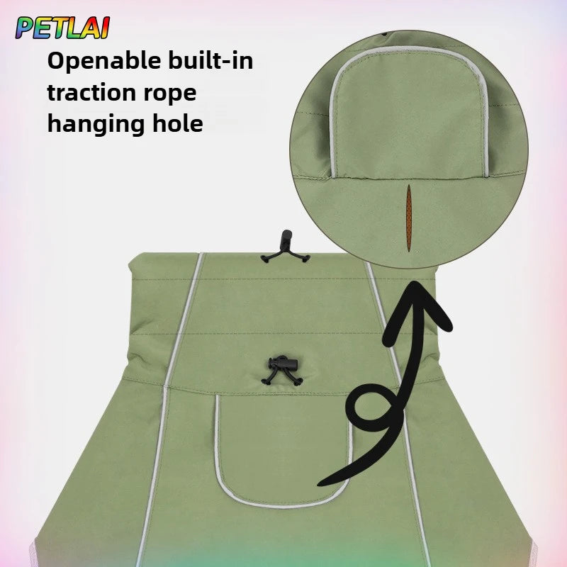 Waterproof Dual-Use Dog Outdoor Rain Jacket – Windproof Coat