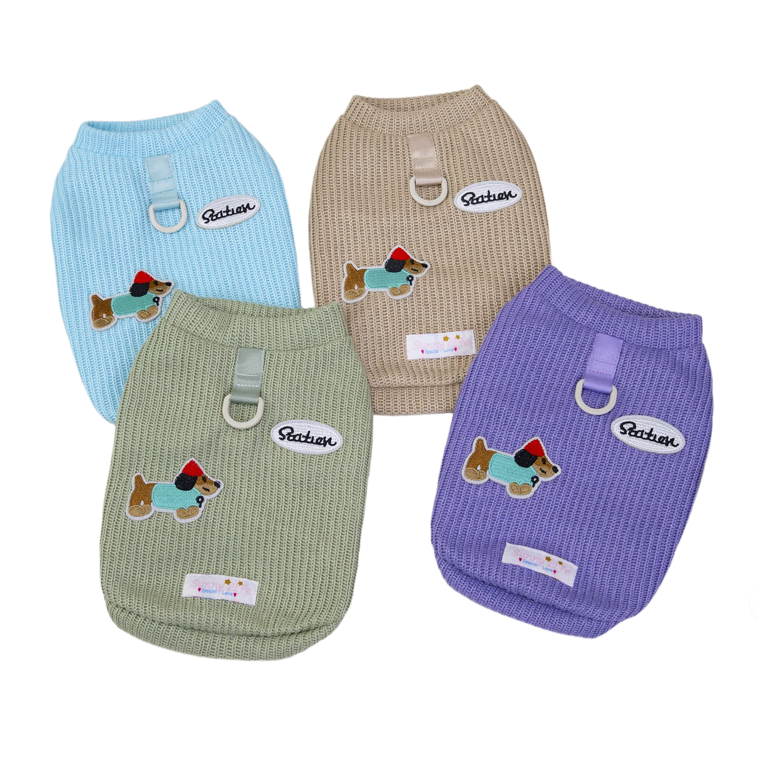 Knitted Pullover Dog Sweater – Winter Jumper for Small Dogs | S–XXL