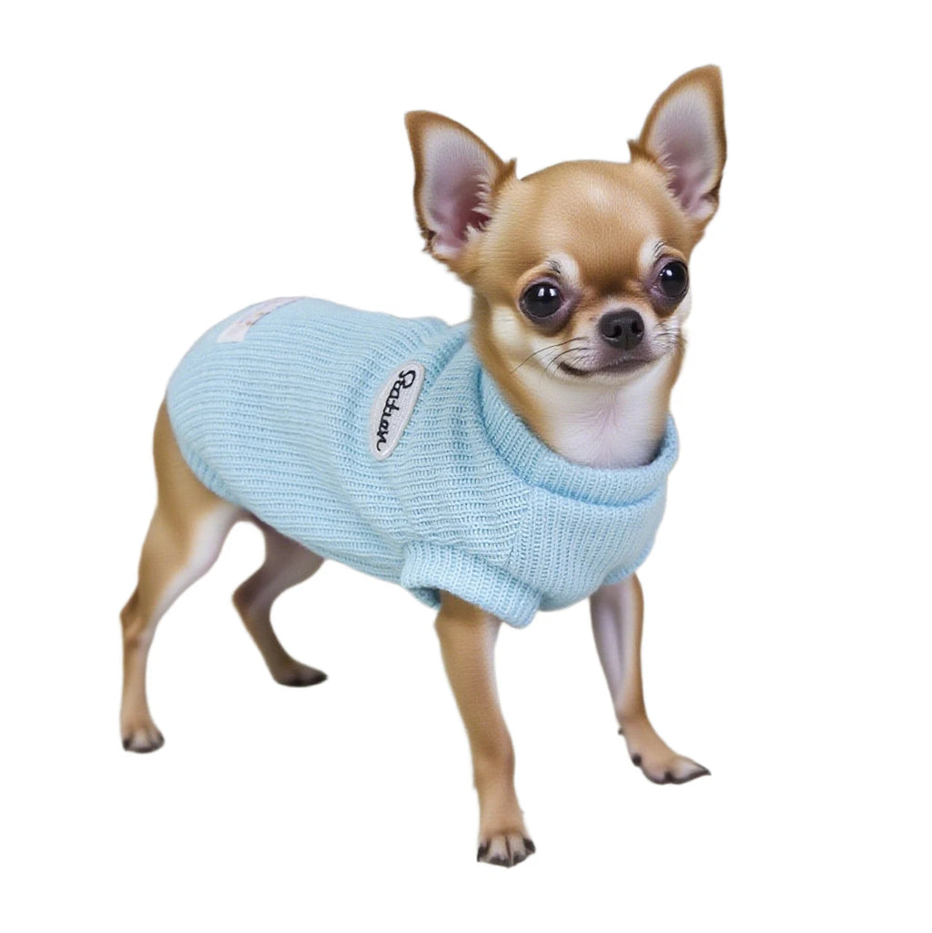 Knitted Pullover Dog Sweater – Winter Jumper for Small Dogs | S–XXL