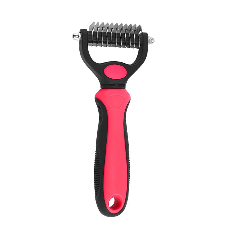 Professional Pet Deshedding Brush & Knot Cutter