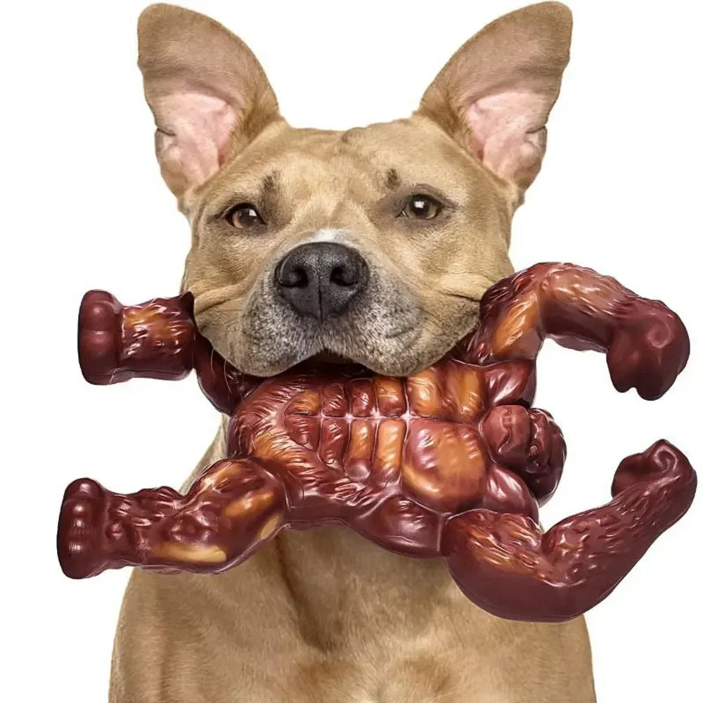 Indestructible Gorilla Dog Chew Toy – For Aggressive Chewers