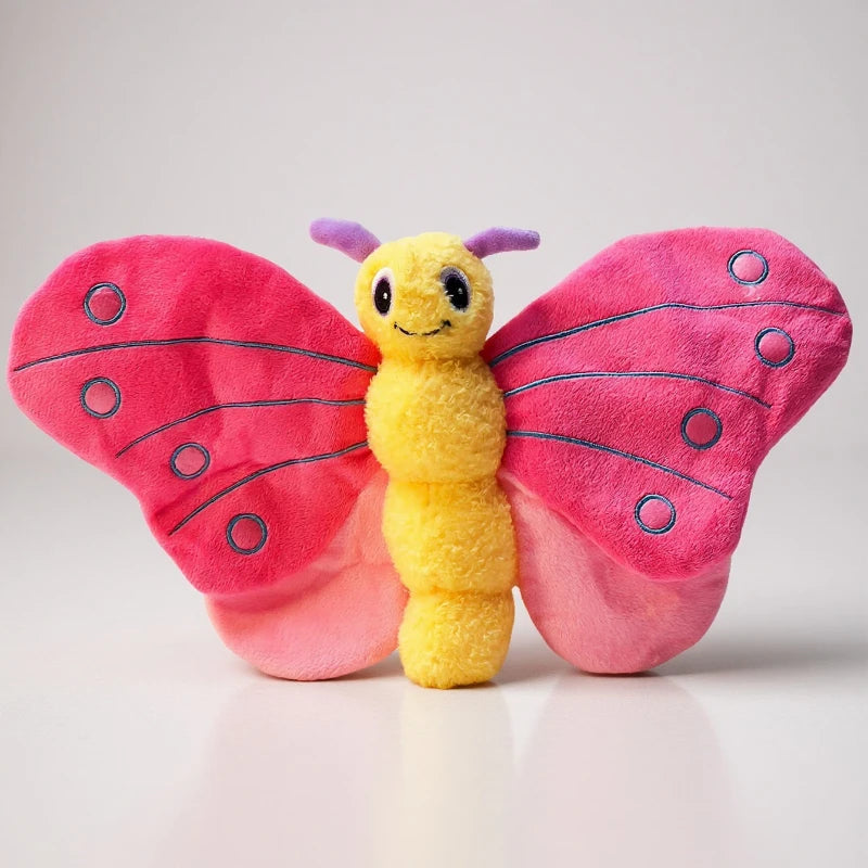 Squeaky Plush Butterfly Dog Chew Toy – Dental Cleaning Toy