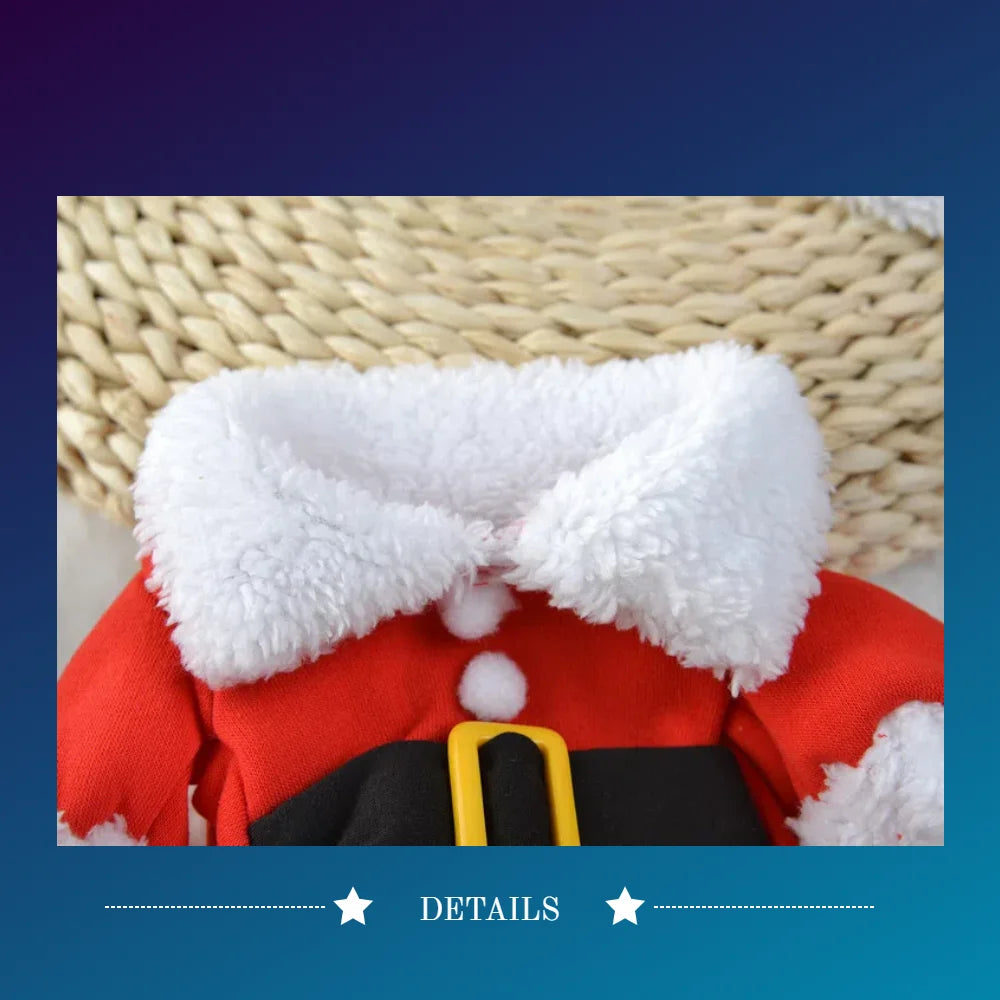 Santa Claus Pet Costume – Festive Dress Up for Cats & Dogs