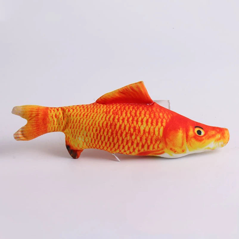 Realistic Fish Cat Toy – PP Cotton Plush Catnip-Style Chew & Tease Toy | 8 Designs