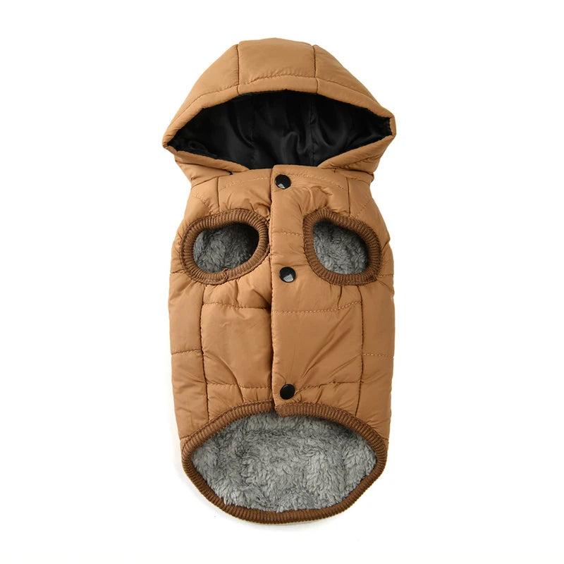 Thickened Dog Parka Jacket – Warm Cosy Coat for Small Dogs