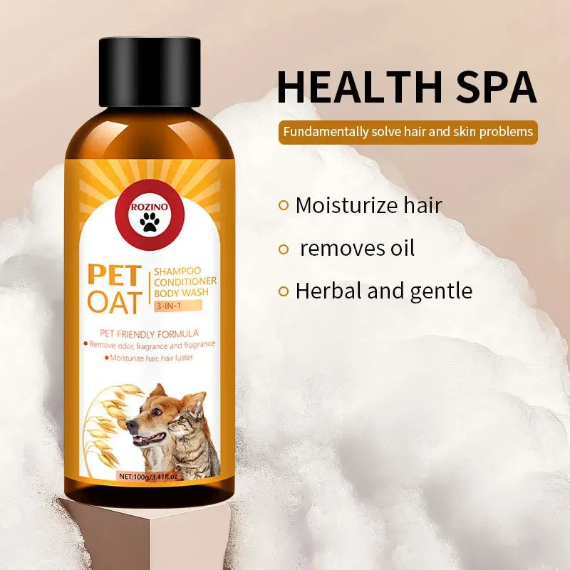 PetOat - 3-in-1 Pet Shampoo, Conditioner & Deodoriser 100ml