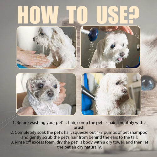 Anti-Flea Dog Shampoo – Mite & Dirt Removal Formula