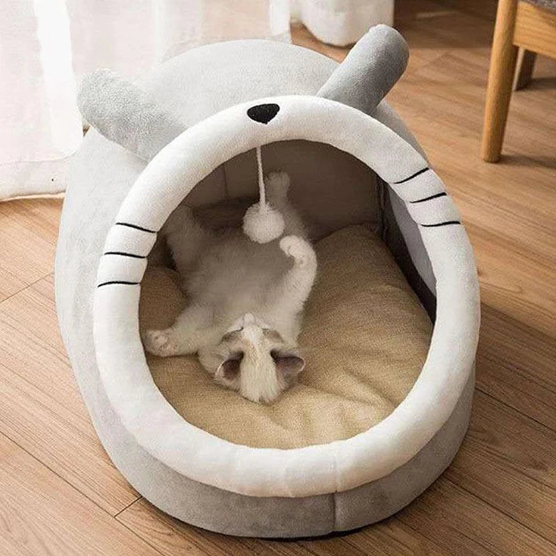 BellRub Kitty Cave – Washable Cave Bed