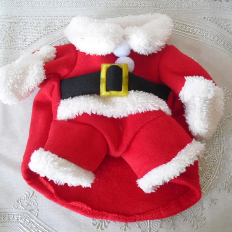 Santa Claus Pet Costume – Festive Dress Up for Cats & Dogs