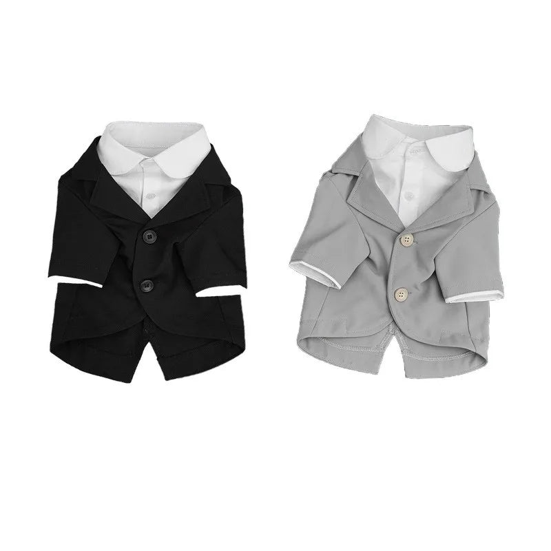 Dog Tuxedo Formal Suit – Classic Fashion Wear for Small Dogs