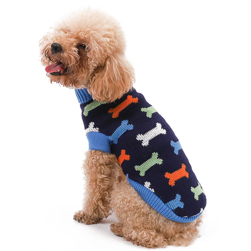 BellyRub Luxury Festive Jumpers  – Warm Autumn & Winter Coat for Pets / 5 Styles