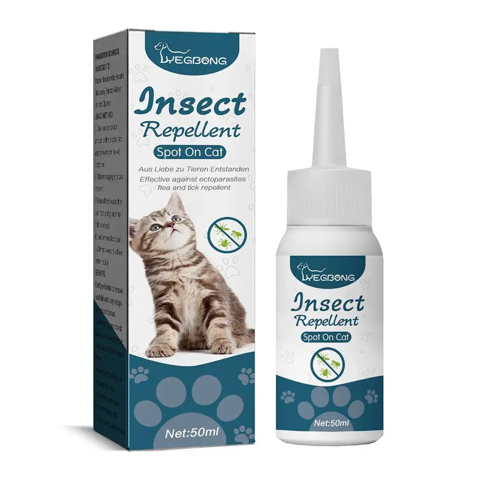 Pet Flea, Tick & Mite Treatment Drops 50ml