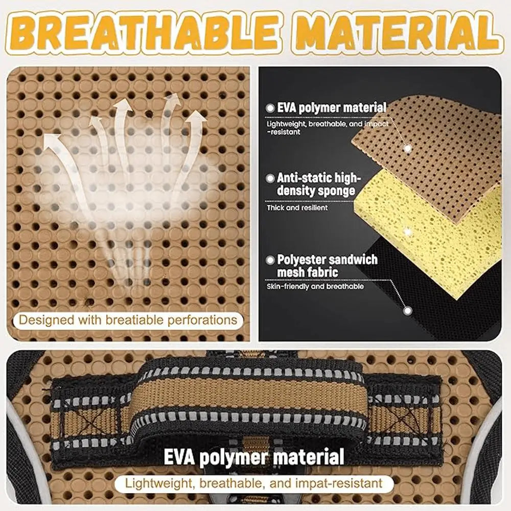 Fashionable NP Dog Harness – Reflective & Adjustable - EVA Mesh (LUXE Collection)