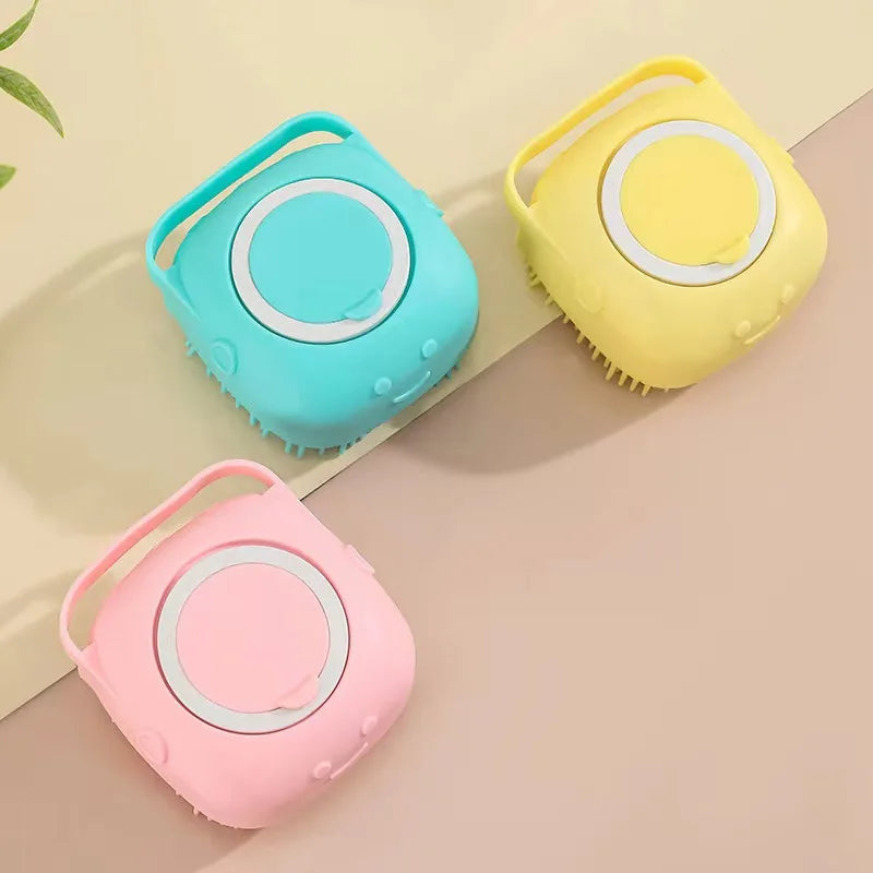 Silicone Pet Shampoo Brush & Massage Comb