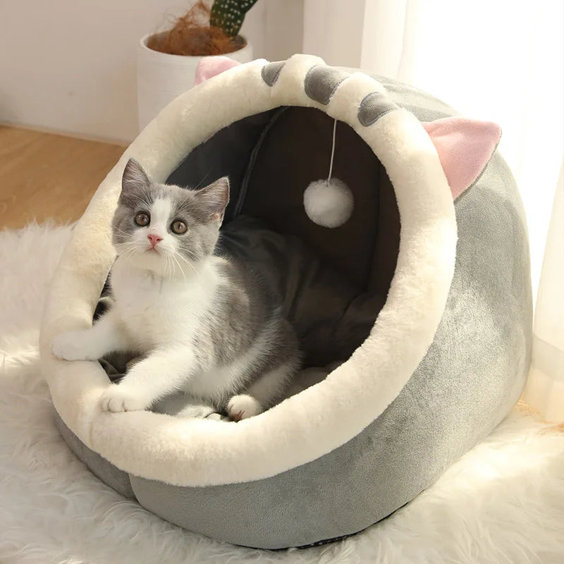 BellRub Kitty Cave – Washable Cave Bed