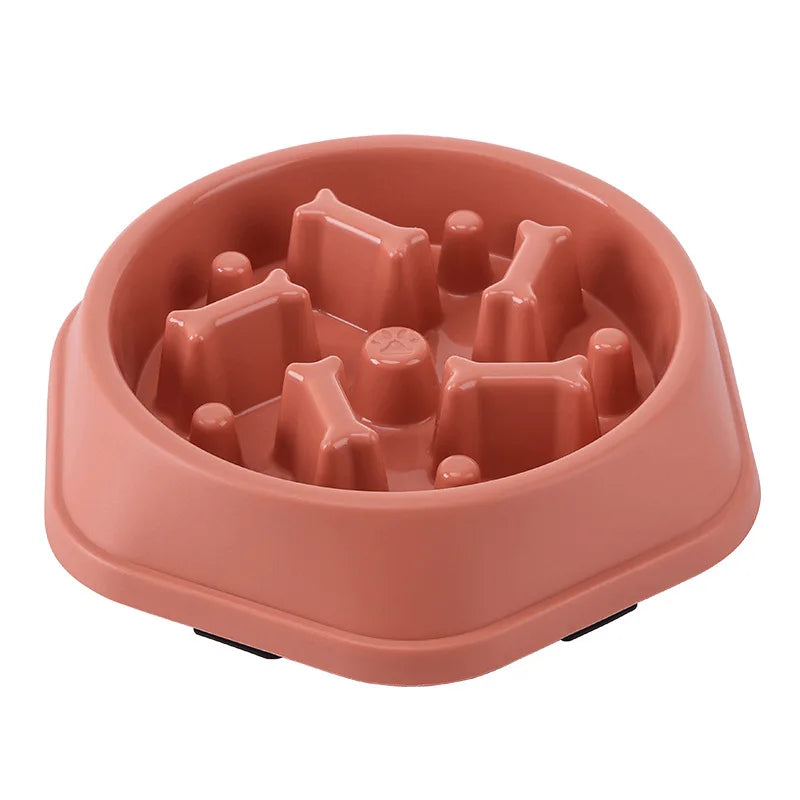 Anti-Choke Slow Feed Pet Bowl – Non-Slip Maze Design (Several Colours & Designs to Pick)