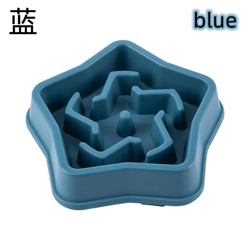 Anti-Choke Slow Feed Pet Bowl – Non-Slip Maze Design (Several Colours & Designs to Pick)