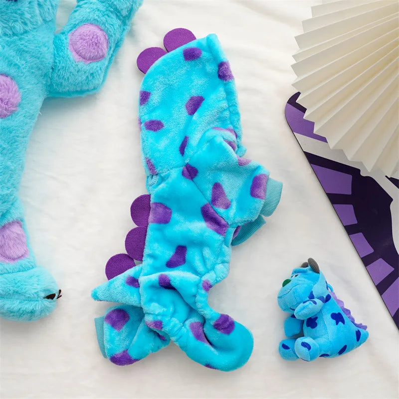 Dinosaur Plush 4-Leg Jumpsuit Pet Costume
