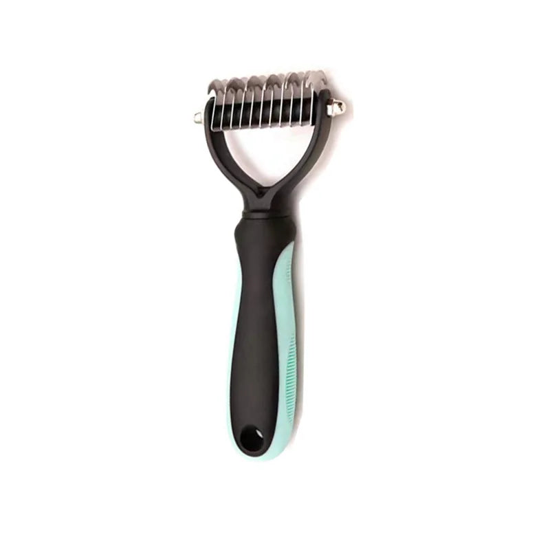 Professional Pet Deshedding Brush & Knot Cutter