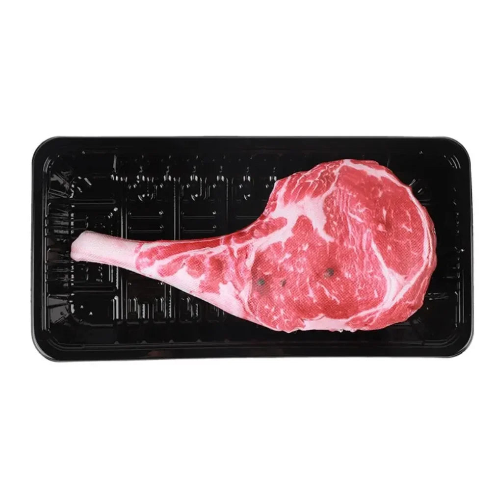 Squeaky Bone, Steak & Carrot Dog Chew Toy – Bite-Resistant Training Toy