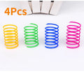 Colourful Coil Spring Cat Toys – Interactive Kitten Play Pack