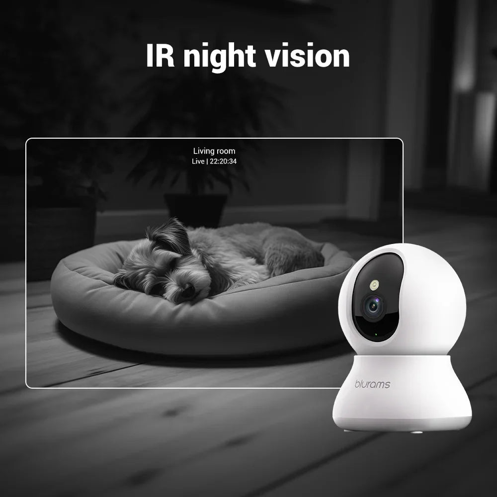 Blurams 2K Indoor PetCam Security – Monitor Your Pet Anywhere