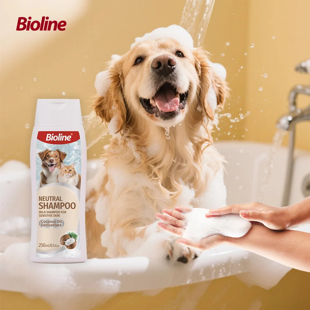 Bioline Hypoallergenic Pet Shampoo 250ml – Sensitive Skin Formula