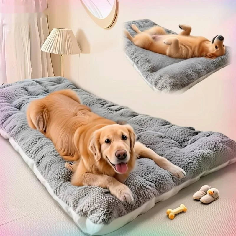 Double-Sided Cotton Dog Mat – Warm Fleece Sleeping Pad for Dogs | 90x45cm & 120x60cm