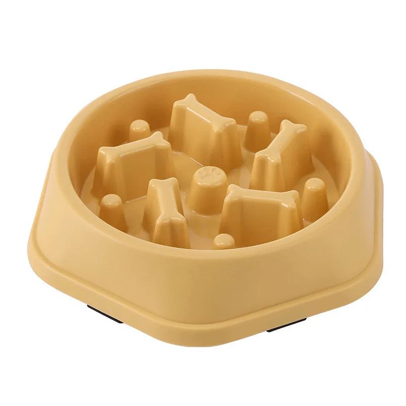 Anti-Choke Slow Feed Pet Bowl – Non-Slip Maze Design (Several Colours & Designs to Pick)
