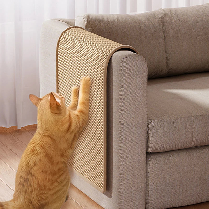 Natural Sisal Cat Scratch Pad – Wall Mountable Claw Grinding Board