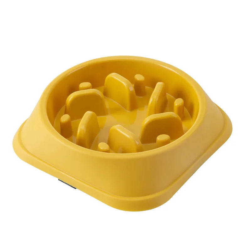 Anti-Choke Slow Feed Pet Bowl – Non-Slip Maze Design (Several Colours & Designs to Pick)
