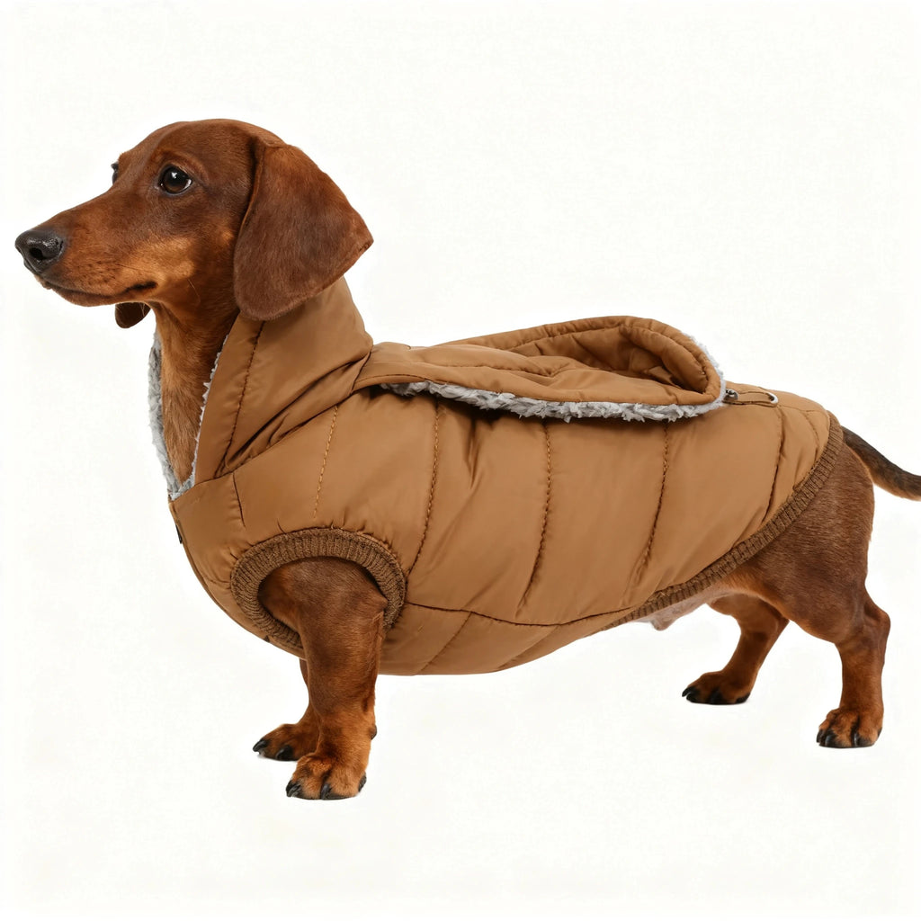 Thickened Dog Parka Jacket – Warm Cosy Coat for Small Dogs