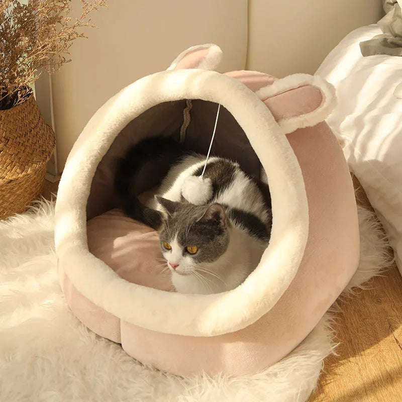 BellRub Kitty Cave – Washable Cave Bed