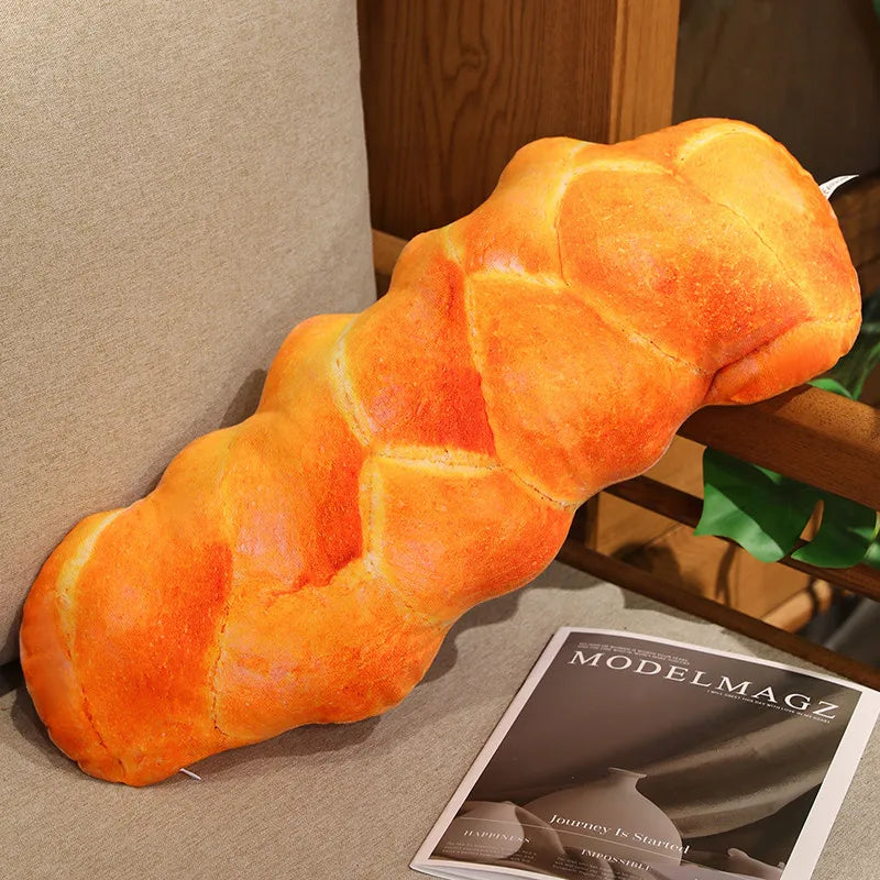 Bread Plush Toy – Baguette, Croissant, Hotdog & More