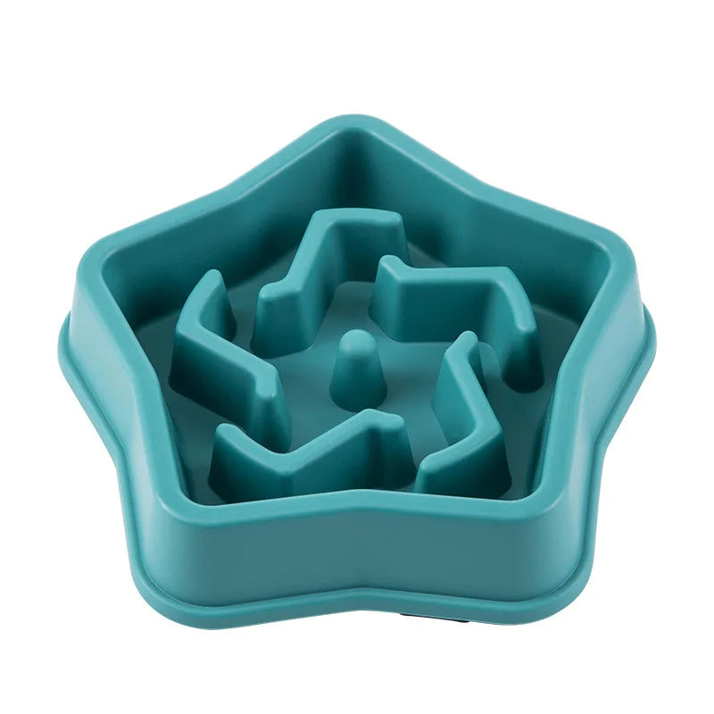 Anti-Choke Slow Feed Pet Bowl – Non-Slip Maze Design (Several Colours & Designs to Pick)