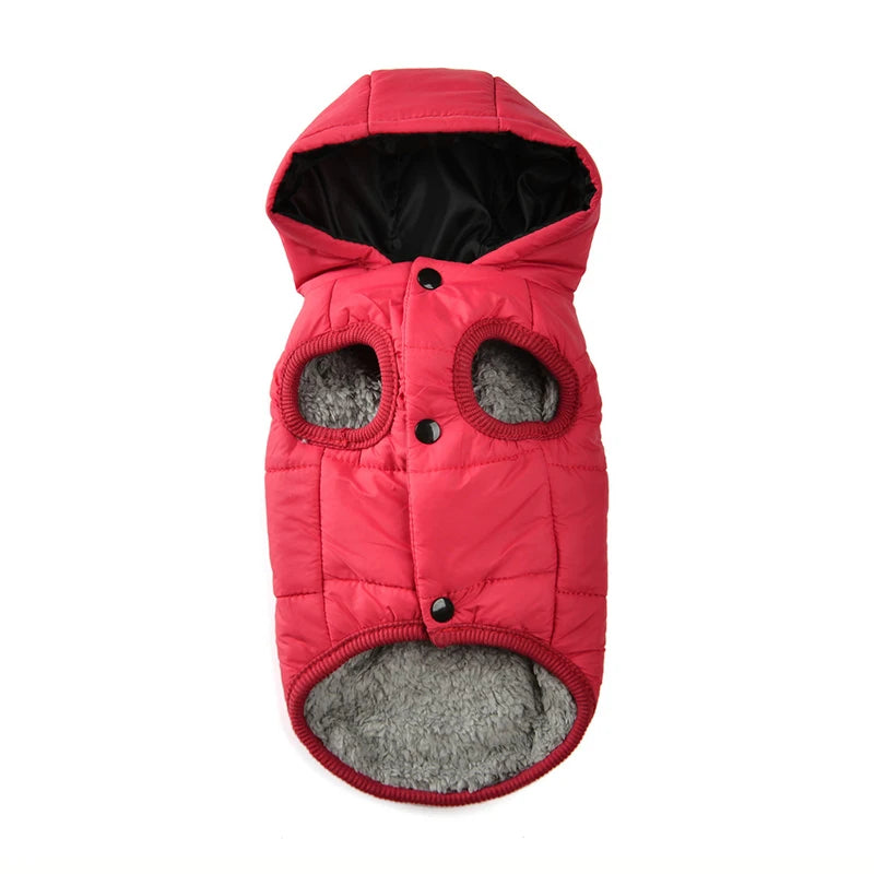 Thickened Dog Parka Jacket – Warm Cosy Coat for Small Dogs