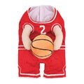 Dog Basketball Player Costume with Ball