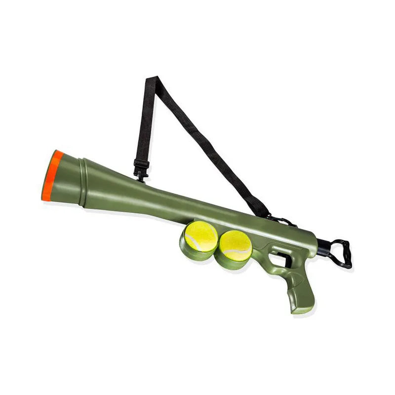 Dog Ball Launcher — Interactive Tennis Ball Shooting Toy for Outdoor Play