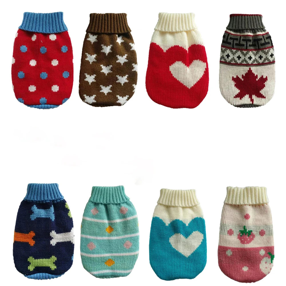 BellyRub Luxury Festive Jumpers  – Warm Autumn & Winter Coat for Pets / 5 Styles