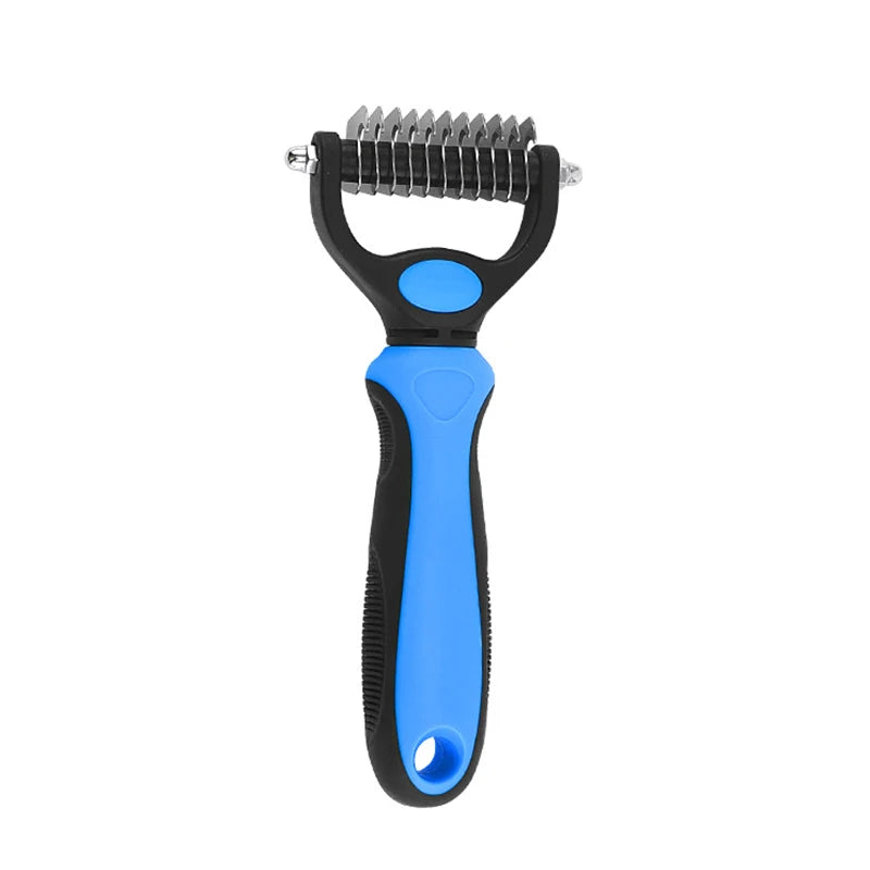 Professional Pet Deshedding Brush & Knot Cutter