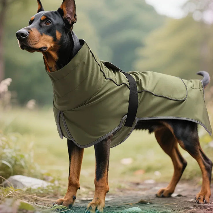 Waterproof Dual-Use Dog Outdoor Rain Jacket – Windproof Coat