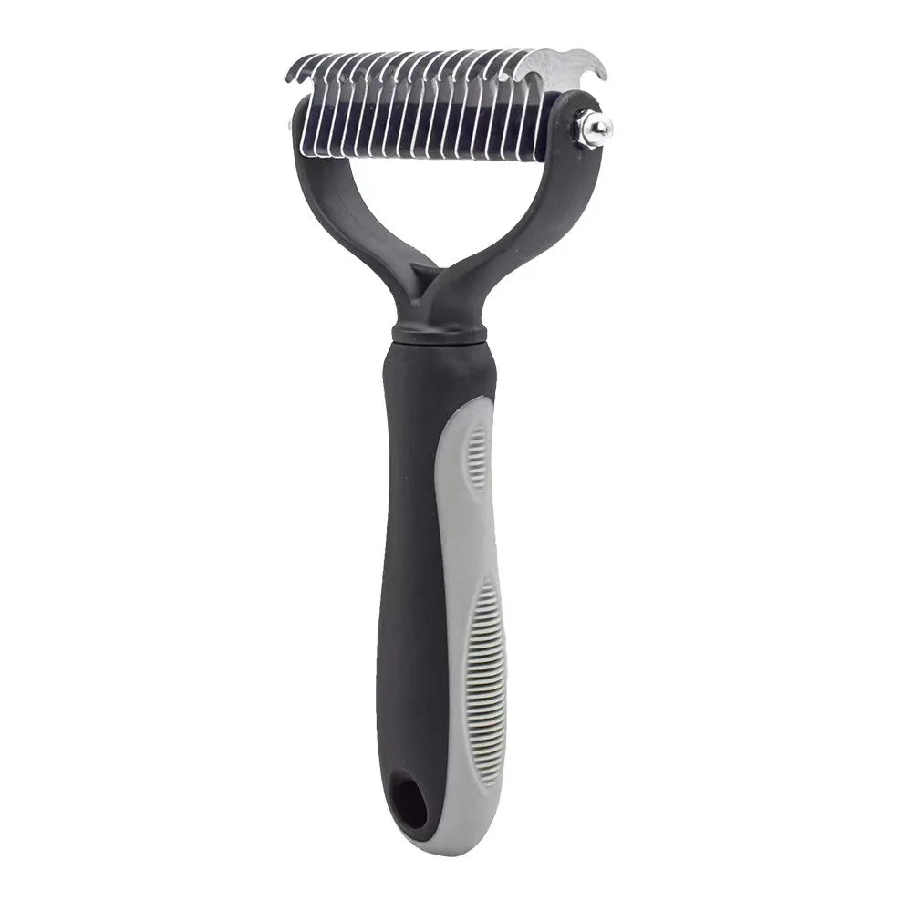 Professional Pet Deshedding Brush & Knot Cutter