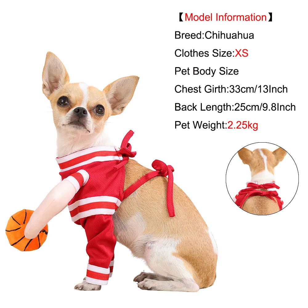 Basketball Cat & Dog Costume – Breathable Cosplay Outfit