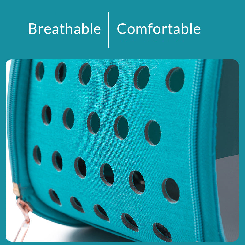Transparent PVC Pet Carrier Backpack - Space Capsule Style