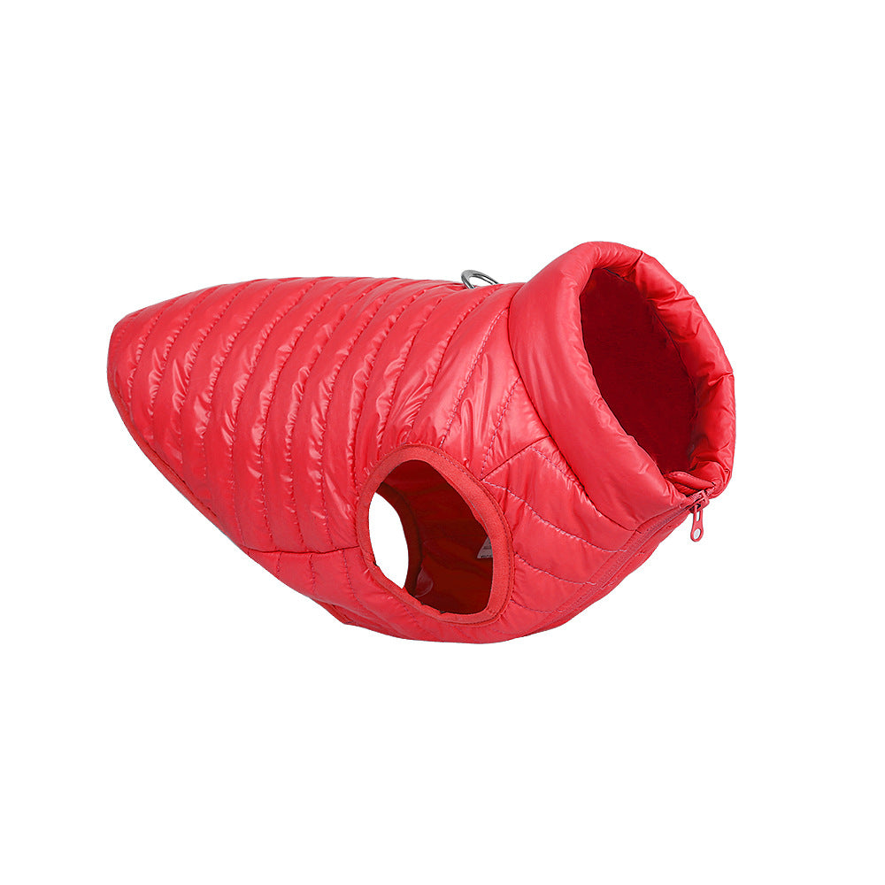 Full Zip Nylon Dog Jacket - Lightweight Autumn & Winter Coat (All sizes + 5 Colours)