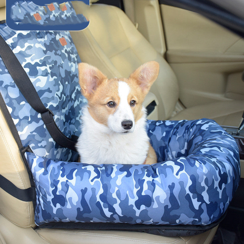 Pet Car Seat Cushion Chair - Safe & Cosy Travel for Small & Medium Dogs
